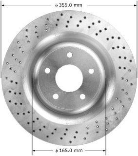 Bremsscheibe Vorne -  Brake Rotor Front  Corvette C6 Z06 06-13